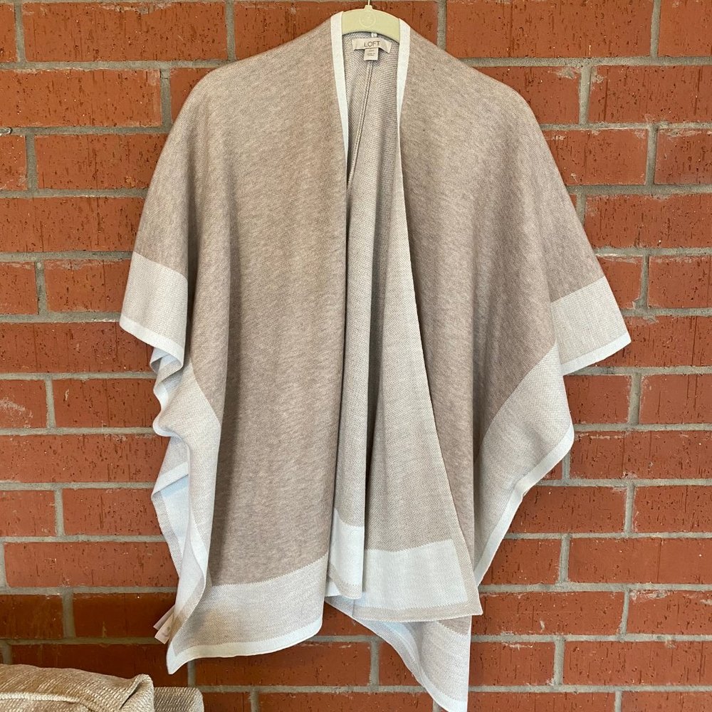 Ann Taylor Loft Neutral Blanket Sweater